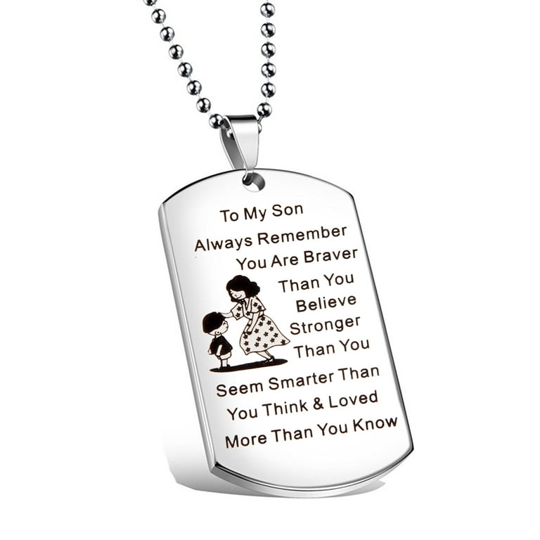 be the change. Dog Tag Necklace
