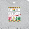 thumbnail image 4 of Inktastic Black History 24 7 365 Men Women Kids Black History Month Girls Toddler Dress, 4 of 5