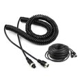 thumbnail image 2 of 8M Car Video Aviation Spring Line 4-Pin Extension Cable for Rear View Camera Truck Trailer, 2 of 5
