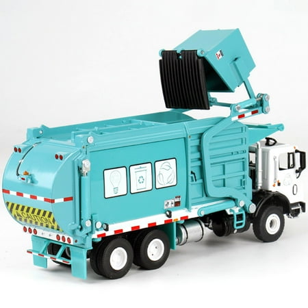 CSYANXING Decor Model 1:24 Scale Alloy Garbage Truck, Suitable for Desk, Showcase, Shelf, Perfect Gift Idea