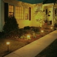 thumbnail image 5 of Malibu Outdoor Landscape Lighting Low Voltage 8 Pack LED Pathway Light 1W Garden Lights for Lawn, Yard Patio 8405-9112-08, 5 of 6