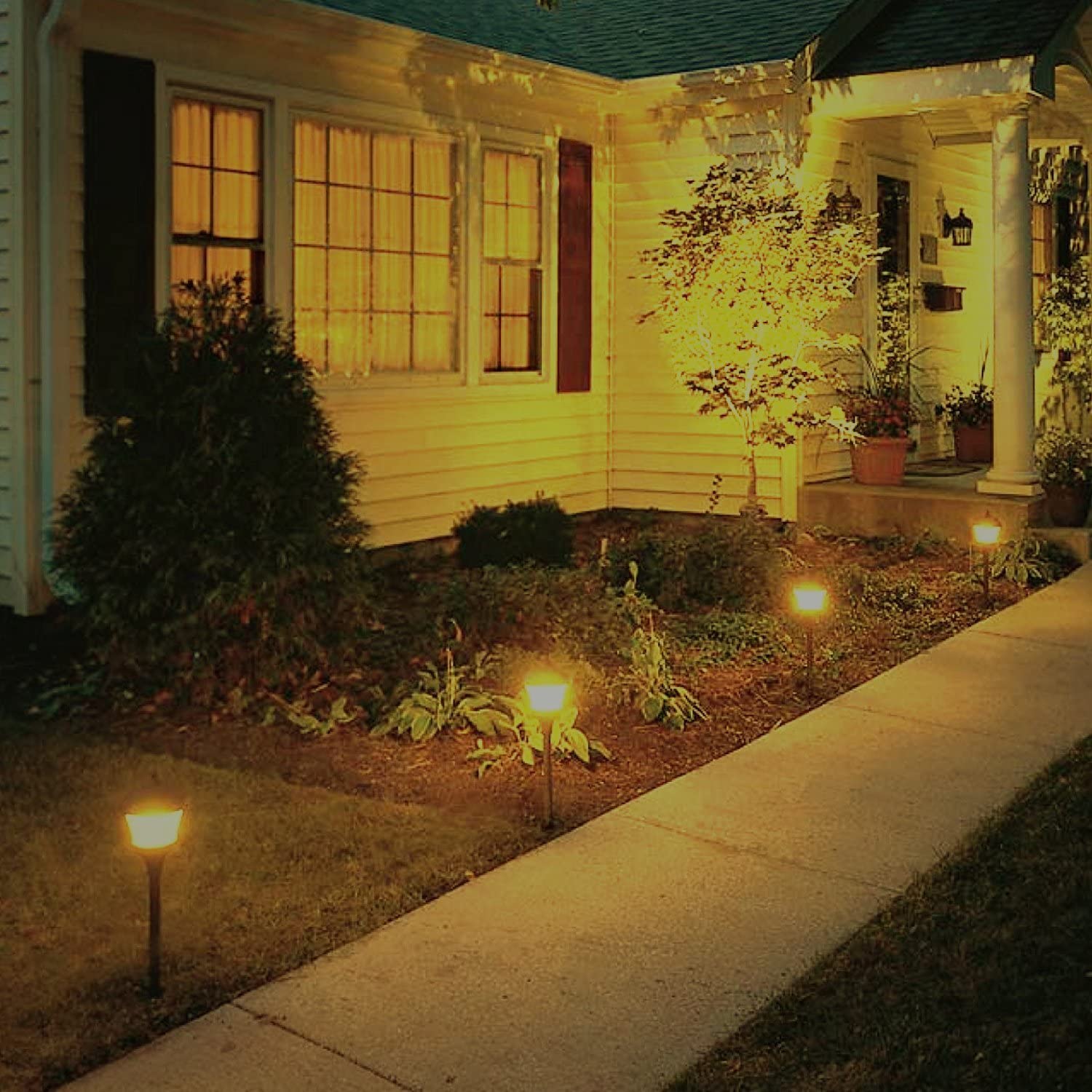 Malibu Outdoor Landscape Lighting Low Voltage LED Pathway Light Pack 22 L  通販