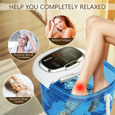 Costway Portable Foot Spa Bath Motorized Massager Electric Feet Salon Tub  w/Shower Timer | Walmart Canada