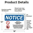 thumbnail image 2 of (2 Pack) This Is A Tobacco Free Campus Sign, 2 of 7