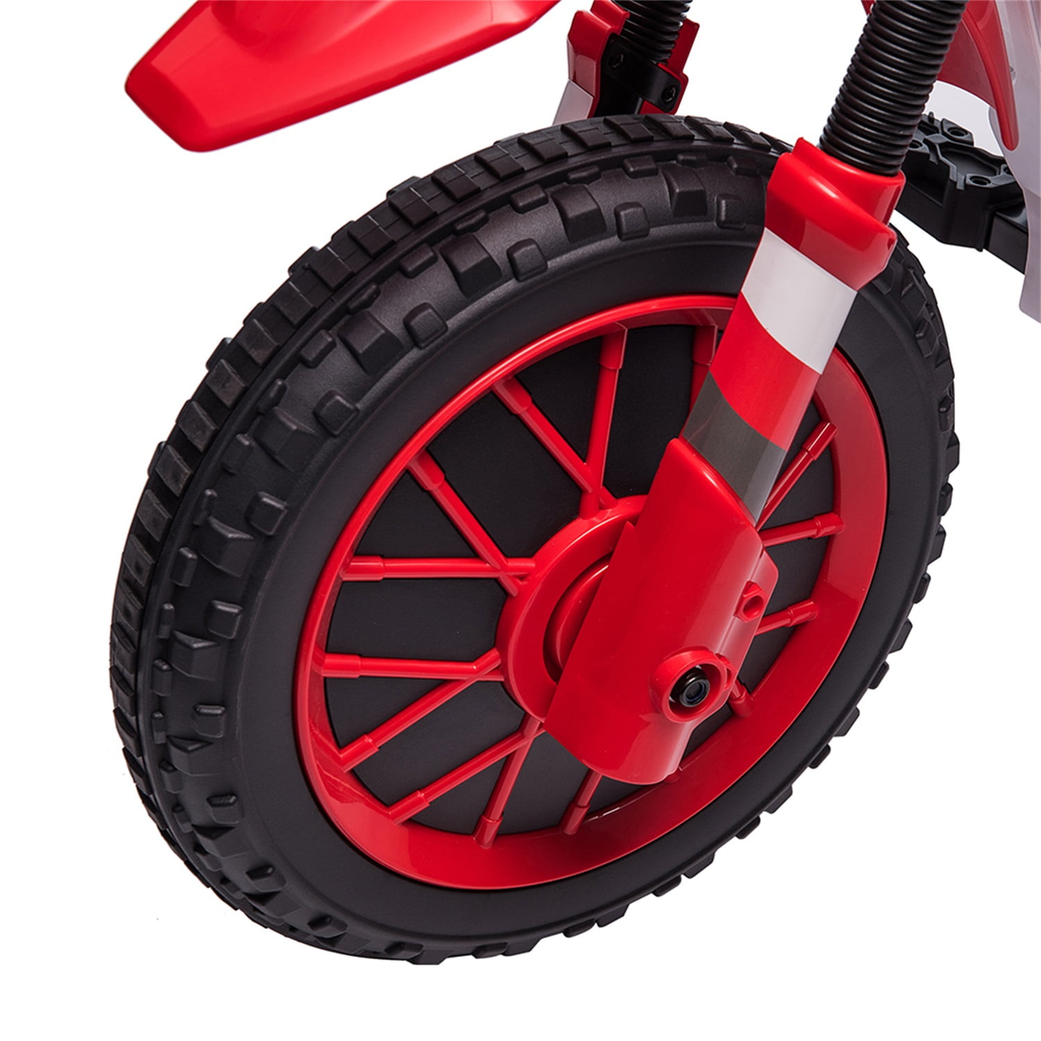 CIPACHO 12V Kids Ride On Toy Motorcycle, Electric Motor Toy Bike with Training Wheels for Kids 3-6 Kids Car, Red