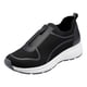thumbnail image 1 of Zapatos deportivos cómodos informales cómodos de malla con tacón plano y cremallera para mujer, zapatos individuales Wmkox8yii shalkjhdk2706, 1 of 1