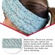 thumbnail image 5 of Sonducket Diadema de invierno para mujer, orejeras de ganchillo, motocicleta para mujer, color negro Accesorio para el cabello Hilo azul lago Sonducket AP009482-11B, 5 of 6
