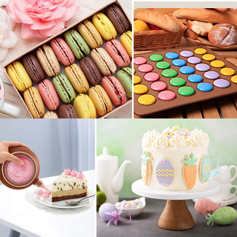 1Pcs Silicone Baking Mat Fondant Bakeware Macaron Oven Baking Tools For  Cakes Pastry Tools Sheet Dough Roll Mats Pad 40x30cm/29x26cm