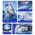thumbnail image 6 of LLXD TL07 Mobile Phone Cooling Fan with Magnetic Clip, Semiconductor Radiator Heat Sink with Digital Temperature Display, White, 6 of 6