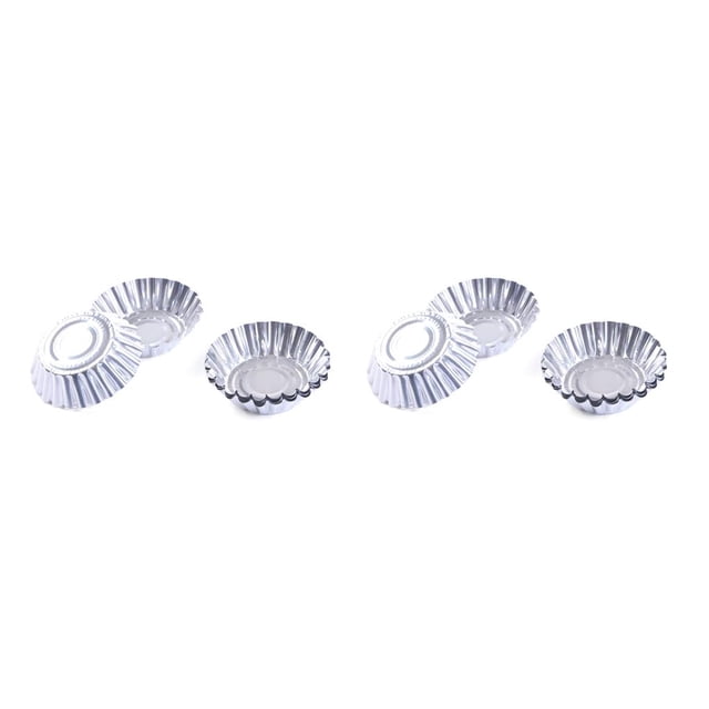 Bearachild Pack of 50 Aluminum Foil Egg Single-use Molds Mold Cake Baking Mould Pastry Fondant Pudding Birthday for Kitchen Party 7x4.5x2cm 2piezas Bearachild CBP103197