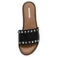 thumbnail image 5 of CUSHIONAIRE Women's Tyler Studded Slide Sandal +Memory Foam, Wide Widths Available, 5 of 5