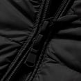 thumbnail image 6 of Qulqfy Puffer Jacket Womens Black Lightweight Hooded Long Warm Sleeveless Zip Up Quilted Vest Womens Winter Coats 3XL, 6 of 8