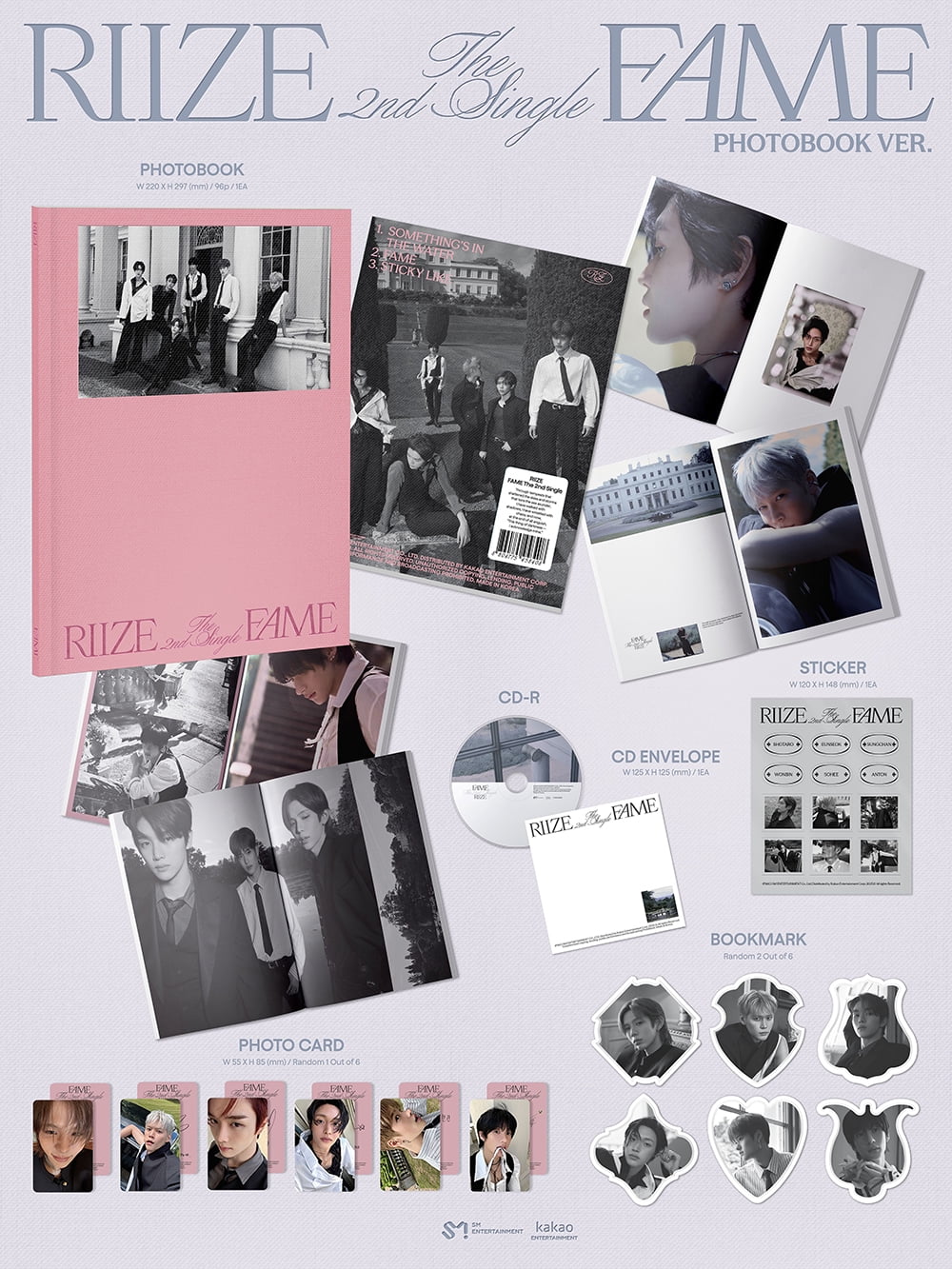 RIIZE - [FAME] 2nd Single Album CATALOGUE Version (smart album