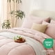 thumbnail image 3 of CozyLux Juego de edredón Queen con sábanas, color rosa rubor, 7 piezas, cama en una bolsa, juegos de cama Queen para todas las estaciones, suave juego de cama de 7 piezas con edredón, sábana bajera, f, 3 of 8