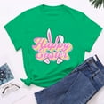 thumbnail image 4 of EGNMCR T-Shirts de Pâques pour Femmes T-Shirts à Manches Courtes pour Femmes Imprimé de Pâques T-shirt à Col Rond pour Femmes Mode Confortable Chemise pour Femmes Haut à Manches Courtes/chemise Femmes T-Shirts, 4 of 7