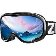 ZIONOR Lagopus Ski Snowboard Goggles UV Protection Anti fog Snow Goggles for Men Women Adult Youth