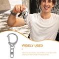 thumbnail image 3 of KAKOWELY Smooth Rotation Metal Swivel Snap Hooks 10Pcs for Craft Enthusiasts, 3 of 8