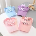 thumbnail image 3 of YAOBAMM Summer Beach Hat Kids Baseball Hat 3D Rabbit Ears Lovely Protection Polyester Summer Beach Visor Hat Outdoor Supply, 3 of 6