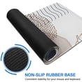 thumbnail image 6 of Long Mouse Pads for Desk,Blue Boho Abstract and Plant Pattern Desk Mats on Top Of Desks, Desk Mouse Pad Extra Large with 3mm Non-Slip Base and Stitched Edge for Gaming,Office,Work,Home 31.5"x11.8", 6 of 6