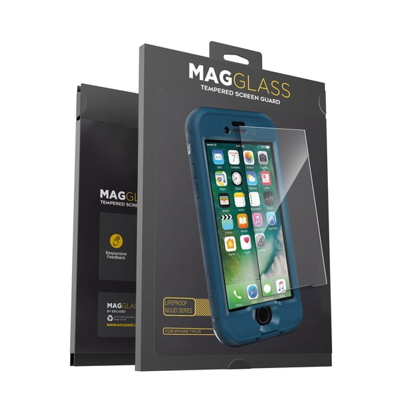Magglass Tempered Glass Screen Protector for Lifeproof Nuud Case - iPhone 7 Plus (Case is not Included)