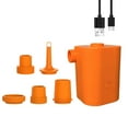 thumbnail image 1 of DYNWAVECA Electric Air Pump Portable Air Pump Lightweight Mini Pump Inflate and Deflate Air Pump for Inflatable Giant Pool Floats Orange, 1 of 10