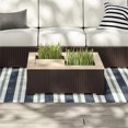 thumbnail image 1 of Homestyles Paume Ressorts Rotin Table Basse Extérieure en Brun, 1 of 23