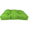 thumbnail image 2 of Everything Comfy Green Indoor / Outdoor Seat Cushion Patio D Cushion 20" x 20", 2 Tie Backs, 2 of 5