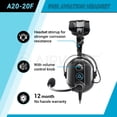 thumbnail image 2 of Auriculares de aviación AIRVOICE para pilotos con cancelación pasiva de ruido, 2 of 9