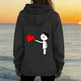 thumbnail image 4 of Ceisia Men's Winter Gift Casual Printed Round Neck Long Sleeve Hoodie - Comfortable Daily Outdoor Wear, 4 of 5