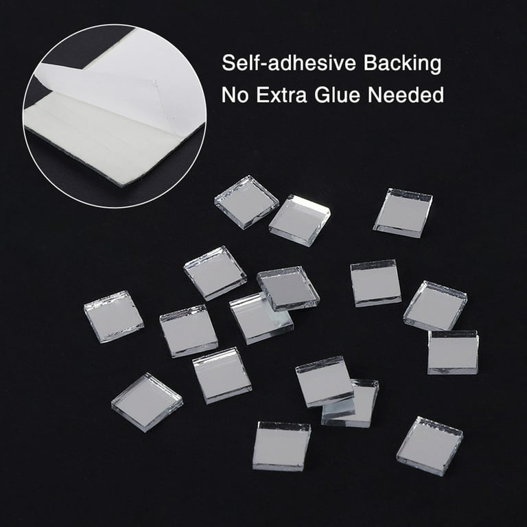 60-Pack Square Mirror Tiles, 2-Inch Small Mirrors for Crafts, Wall Decor  for Bedroom, Kitchen, Entryway, or Bathroom, Home Decorations, Mosaics, Art  Projects, DIY, Bulk Pack 