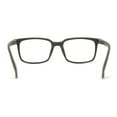 thumbnail image 4 of Stylish Matte Finish Rectangle Plastic Reading Glasses Grey +3.75, 4 of 4