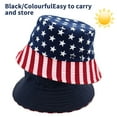 thumbnail image 4 of Wovilon Independence Day 4Th Of July Hat Patriot Costume Topper Print Cap Bucket Hats, Independence Day Keepsake Decoration Gift, 4 of 9