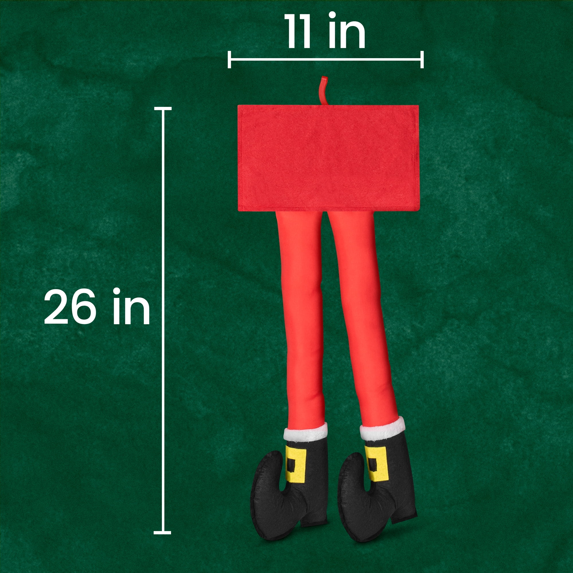Carbella Trunk Elf Legs Christmas Car Decoration, Stuffed Elf Legs for Car Holiday Xmas Elf Feet Car Accessories for Winter Outdoor/Indoor