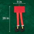 thumbnail image 4 of Carbella Trunk Elf Legs Christmas Car Decoration, Stuffed Elf Legs for Car Holiday Xmas Elf Feet Car Accessories for Winter Outdoor/Indoor, 4 of 5