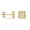 Square Yellow Gold-8MM, variant on 925 Sterling Silver Light-Weight Post Brilliant Round Cubic Zirconia Halo Earrings Gifts for Women and Teen 15MM
