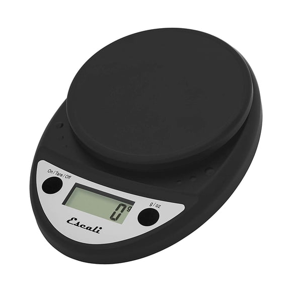 Escali Primo Báscula digital de alimentos multifuncional para cocina y báscula de cocción para medición precisa de peso y control de porciones, 8.5 x 6 x 1.