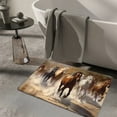 thumbnail image 5 of Diatomaceous Earth Bath Mat Fast Drying Non-Slip 16x24 Inch, Horse Print Absorbent Bathroom Rug Easy Clean for Kitchen Laundry Room, 5 of 5
