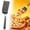 Black, variant on Stainless Steel Cake Server, Baking Tool with Serrated Edge, Household Bread Pizza and Dessert Serving Spatula, 1 Piece