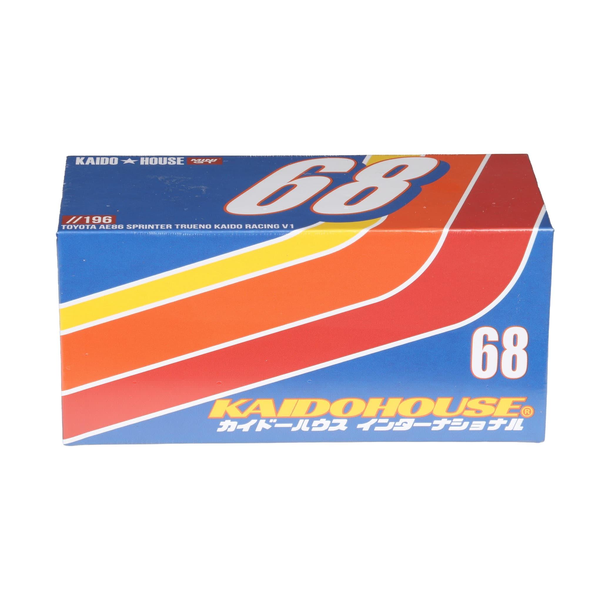 SEALED 1/64 Toyota AE86 Sprinter Trueno Kaido Racing V1, Kaido House x Mini GT KHMG196