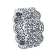thumbnail image 3 of 4.25Ct Round Brilliant Cut Natural Diamond Cluster Anniversary Wedding Eternity Band Ring 14k Gold FG VS1, 3 of 3