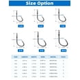 thumbnail image 6 of BLUEWING Bluefin Big Game Offset Circle Swivel Hook High Carbon Steel Fishing Hooks with Stainless Steel Swivel Heavy Duty Extra Sharp Circle Hooks for Saltwater Fishing 10/0 - 5pcs, 6 of 6