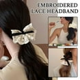 thumbnail image 2 of Diadema bordada de encaje vintage FurNest, accesorio para el cabello suave y cómodo para mujer, 2 of 5