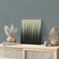thumbnail image 2 of Wall Art Prints, Sage Green Black Ombre Framed Canvas Prints for Bedroom Living Room Bathroom Office, Modern Abstract Striped Gradient Gallery Wrap Wall Art Poster for Gifts Home Decor 12"x12", 2 of 9