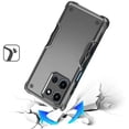 thumbnail image 3 of For Motorola Moto G 5G 2025 Exquisite Tough Shockproof Hybrid Case Cover - Grey, 3 of 3