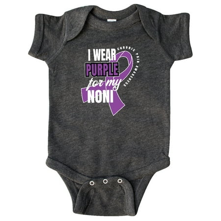 

Inktastic Chronic Pain I Wear Purple For My Noni Gift Baby Boy or Baby Girl Bodysuit