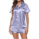 thumbnail image 5 of Puntoco Ropa De Hogar Informal Para Mujer Tops De Manga Corta Pantalones Cortos Pijamas De Noche De Color Trajes Liquidación Puntoco Puntoco-4267, 5 of 6