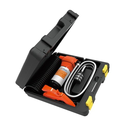 SEAFLO 41 Series Portable Washdown Pump Kit - 12V DC, 4.5 GPM, 70 PSI with Adjustable Sprayer, Built-In Bypass Valve, UV-Coiled Hose, and 4-Year Warranty | Marine, RV, and Agriculture Applications