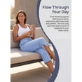thumbnail image 6 of Xidunhg Women's Capri Pants Wide Leg Plus Size Lightweight Quick Dry Casual Summer Sweatpants Hiking Walking Blue 3XL, 6 of 13