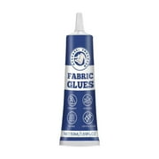 LMTODLFG Fabric Glue Permanent, Clear Fabric Glue for Clothing Permanent Washable, Fabric Glue for Patch, Drying Waterproof Fabric Adhesive Glue for All Fabrics, Clothes, Cotton, Flannel