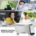 thumbnail image 5 of NEI Diffusers for Essential Oils Large Room, Aromatherapy Diffuser with Remote Control,7 Colors Lights 3 Mist Mode for Women Office Home White Sliver, 5 of 6